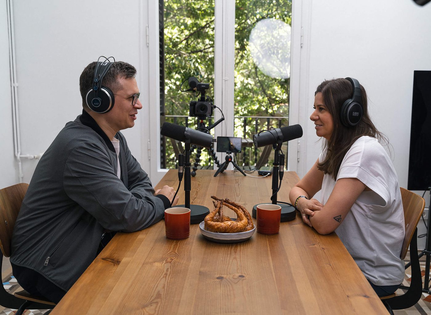 Podcast-Aufnahme im Podmark-Studio